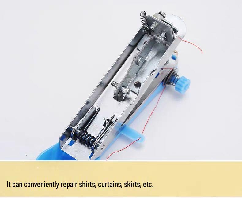 Portable Automatic Serger: Compact, Efficient Shoe Repair & Sealing Machine with Dual-Line Stitch for Home Use