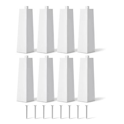Aluminum Corner Trim Aluminum Corner Caps Set Wall Corner Shields Set Strong & Weather Resistant for Wall Protections