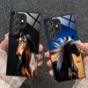 Fashion Horse Mobile Cell Phone Case for Samsung Galaxy A56 55 54 53 52 51 36 35 34 23 16 15 5G Glass Colorful Cover Pretty