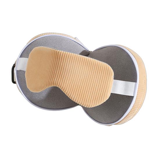 Yousheng Travel Neck Pillow with Eye Mask 2-in-1 Portable Neck Support Pillow Zippered Foldable Pillow with Carabiner for Neck Pain Relief Flights Car