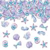 Coral Mermaid Starfish Birthday Party Table Scatter Confetti For Decor Event