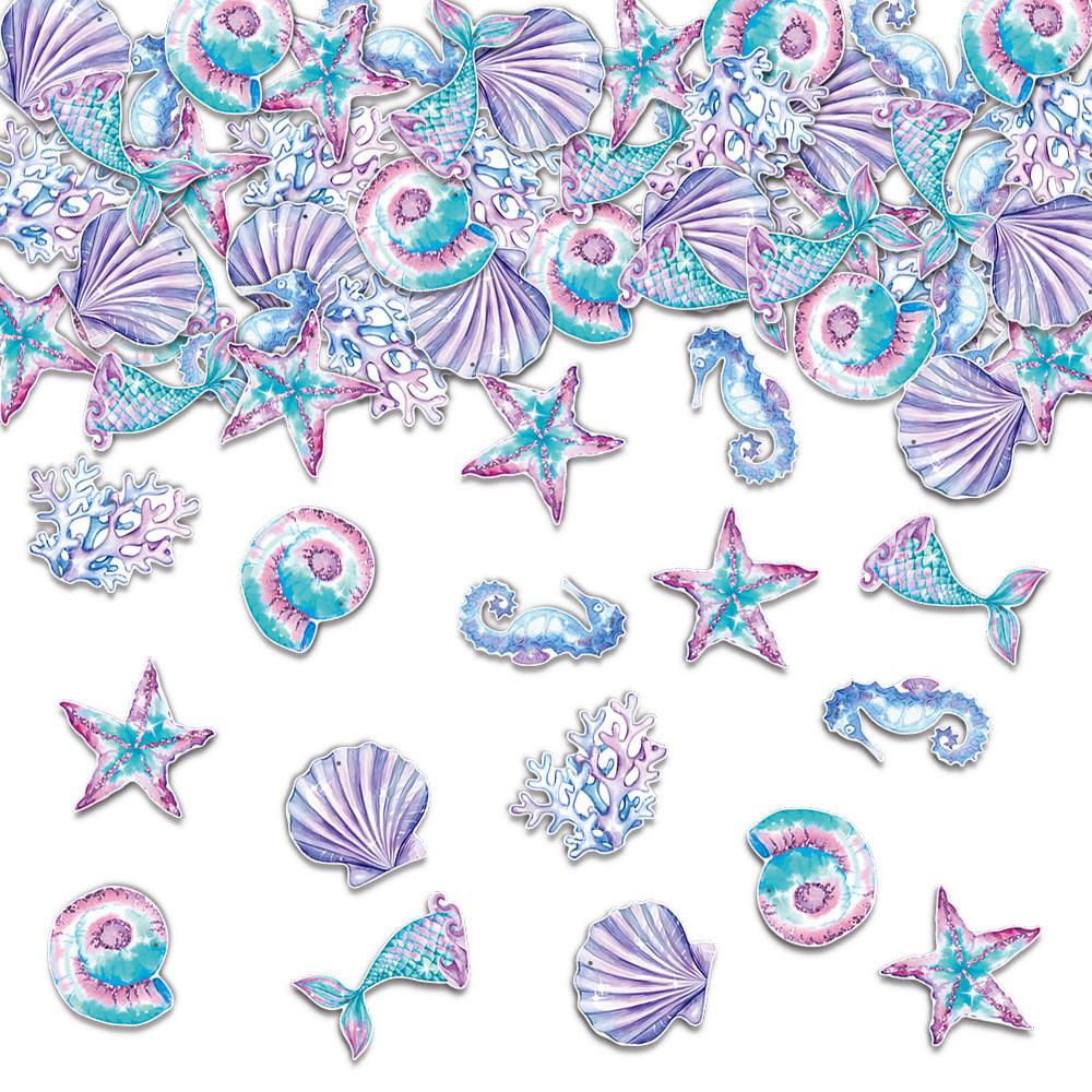 Starfish Coral Mermaid Birthday Party Table Scatter Confetti For Decor Event