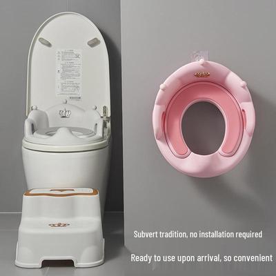 Child's Crown Backrest Toilet Seat for Training - Ideal for Boys and Girls