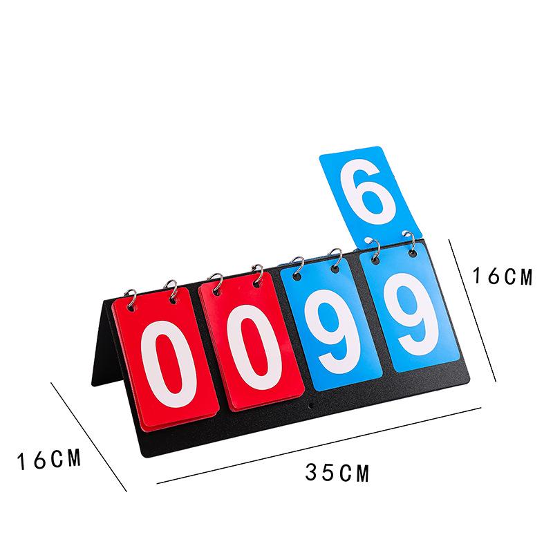 Waterproof Multifunctional Scoreboard with Card Holder for Basketball & Table Tennis