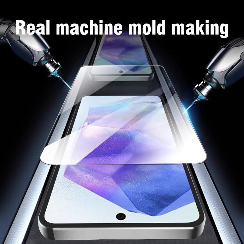 3 pçs vidro temperado para samsung galaxy a54 a34 a24 a55 a35 a16 a17 protetor de tela para samsung a05s a04 a06 a14 a15 a26 a36 a56