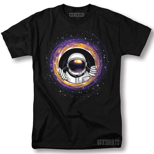 Astronaut Black Hole Shirt Space Galaxy Cool Gift Graphic T-shirt Unisex T-Shirt XXXL