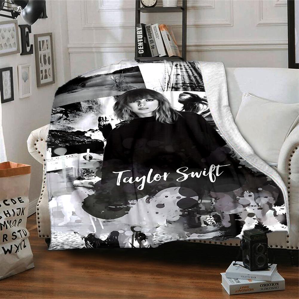 Taylor Swift Artwork Blanket Soft Throw Blanket For Home Bedroom Bed Sofa Travel Office Solid Christmas Blanket