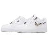 Nike Air Force 1 07 Premium Molten Metal Swoosh Pack - Chrome Unisex Sneakers White Black FV3616-101