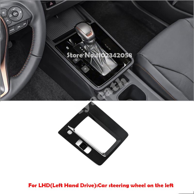 LHD RHD Für Toyota Corolla Cross 2025 2026 AT Mittelkonsole Schaltgetriebe Schalthebel Panel Vordere Aufbewahrungsbox Becherhalter Abdeckung Zierleiste