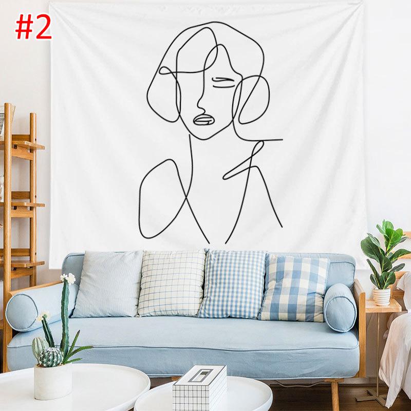

Nordic Ins гостиная фон настенная ткань общежитие прикроватное украшение настенный гобелен абстрактный рисунок художественный гобелен Tapiz 150X100CM