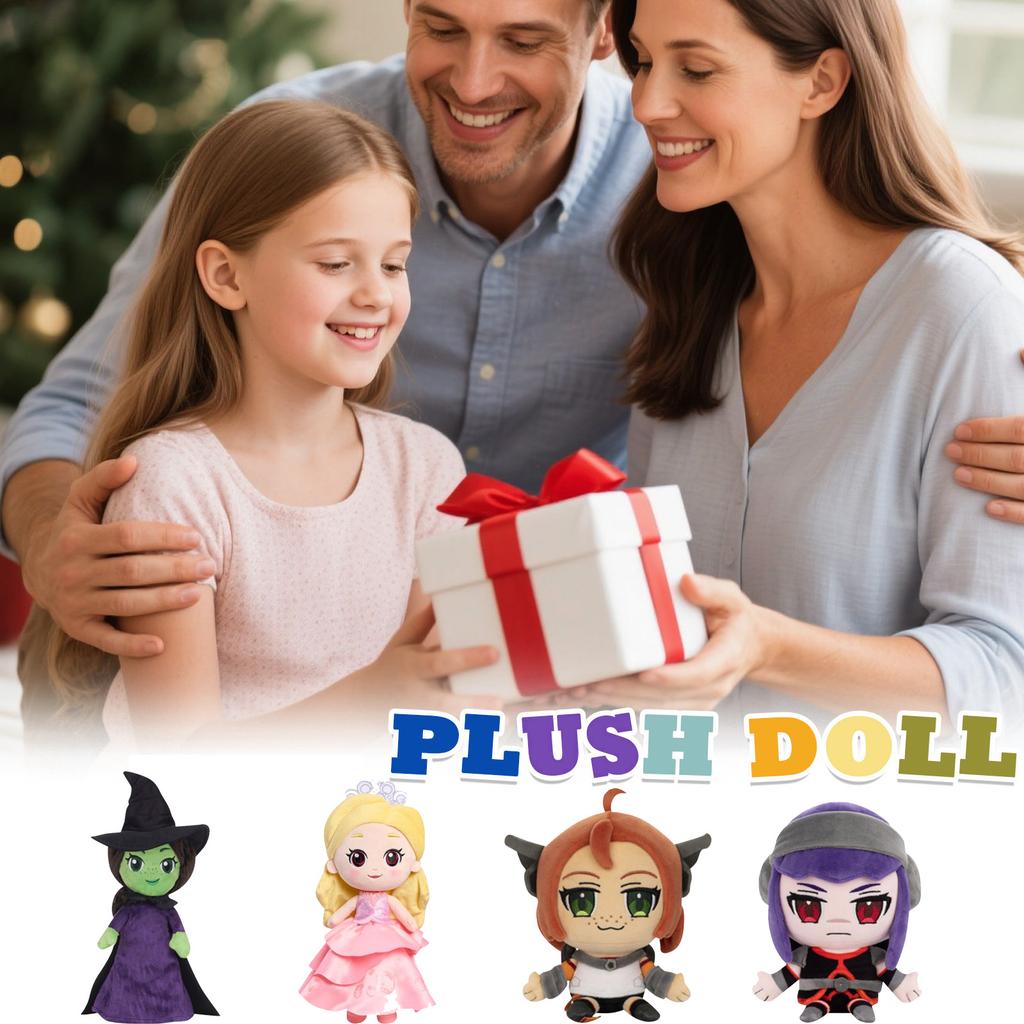 Plush Doll, Toy Gift, Cartoon , Children's Rag Doll, Children's Gift Pillow