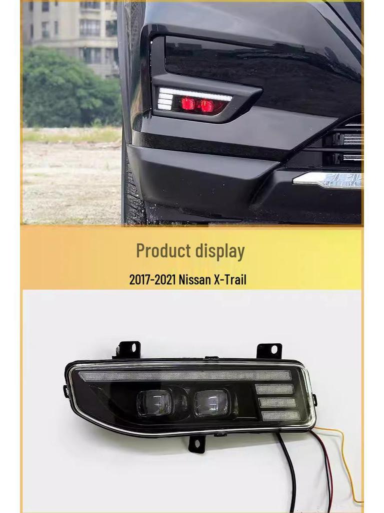 Compatible 2020 Sylphy/Qashqai/Kicks 14th Gen Angel Eye Fog & Daytime Running Lights