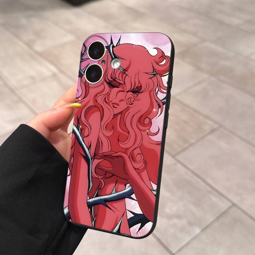 Rose Of V-Versailles Lady Oscar Soft Back Phone Cover Case For IPhone 17 16 Pro Max 15 12 11 16e 13 Mini 14 15 Plus