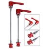 1 Pair   Quick Relse Skewers Axle Skewer 157MM 197MM for   Road Bike Black