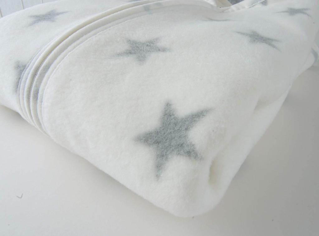 Toka Woolen Fluffy Cotton Blanket Pt Star by In Sleeper, (Gray), nordic+Japan [Made Japan]