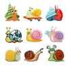 Cartoon Snail Embroidery Cloth Sticker Children'S Clothes Decoration Conch Snail Computer Embroidery Chapter Boy Heat Transfer