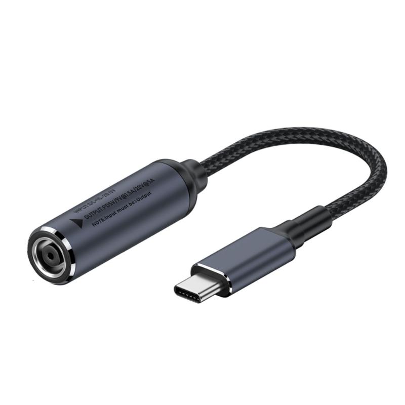 

Type-C to DC5.5x2.1mm Power Cable USB C to 5.5x2.5mm 2.5x0.7mm 3.0x1.1mm 3.5x1.35mm 4.0x1.35mm 4.0x1.7mm 4.8x1.7mm 100W