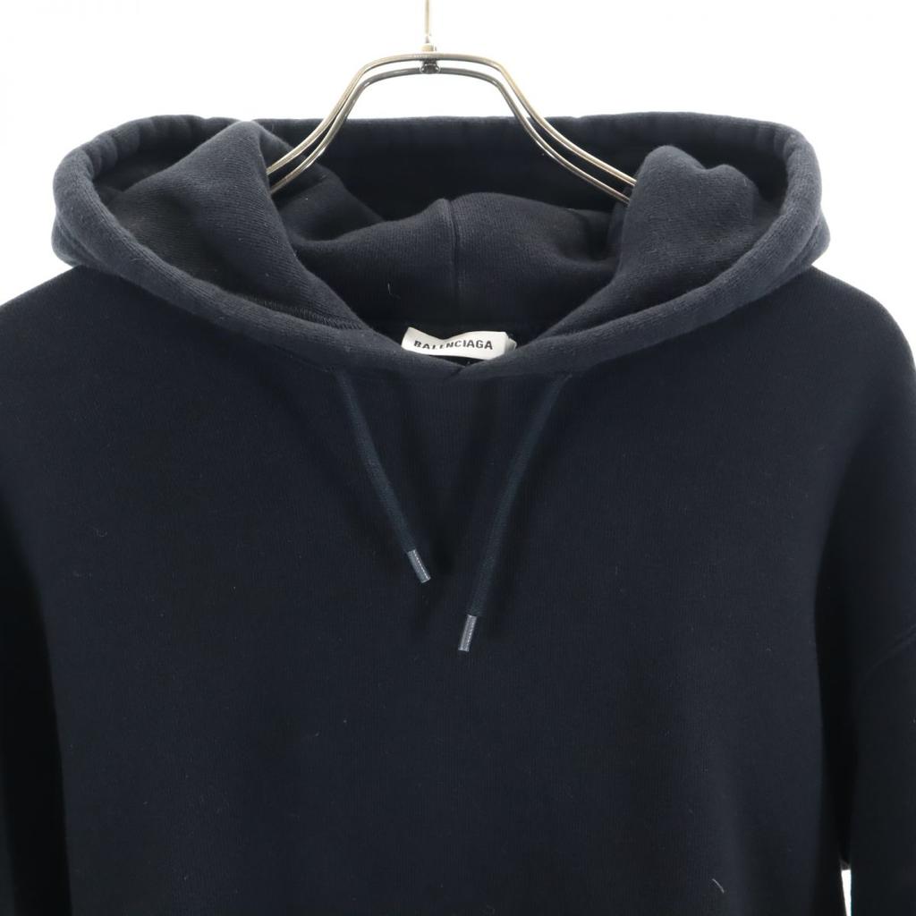 BALENCIAGA Long sleeve Sweatshirts XS black Hood: Fleece lining Women Used