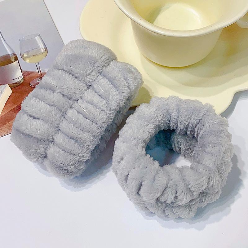 Handgelenk-Waschband Mikrofaser Handgelenk-Waschhandtuchband Armband Scrunchies Zum Gesichtwaschen Saugfähiges Handgelenk-Schweißband Für Damen Stirnband Qualität