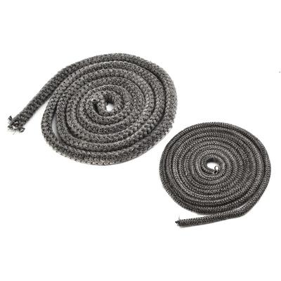 ~10/12mm Fiberglass Rope S1eal Black Stove/Fire Rope 2m Length Wood Bu1rning Stove Log Burner Door S1eal For Fireplaces Boiler