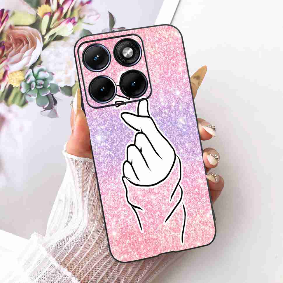 For Motorola Edge 70 Fusion 5G Case Cartoon Cat Panda TPU Black Cover For XT2605-1 XT2605-2 XT2605-4 Soft Silicone Phone Cases