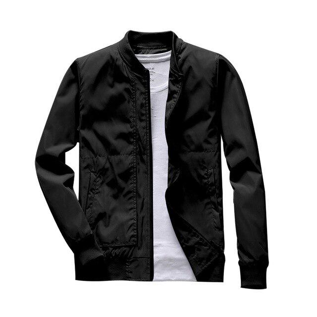 Vojenská bunda Pánská Větruodolná podzimní Zimní Bomber Jacket Muž Outwear Ležérní Pánské Letecké bundy