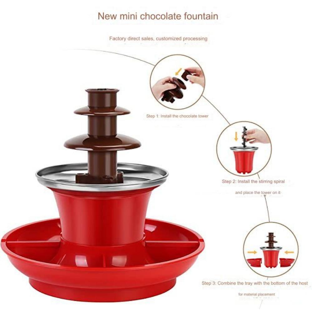 Машина для изготовления трехслойного шоколадного фонтана — фото 3