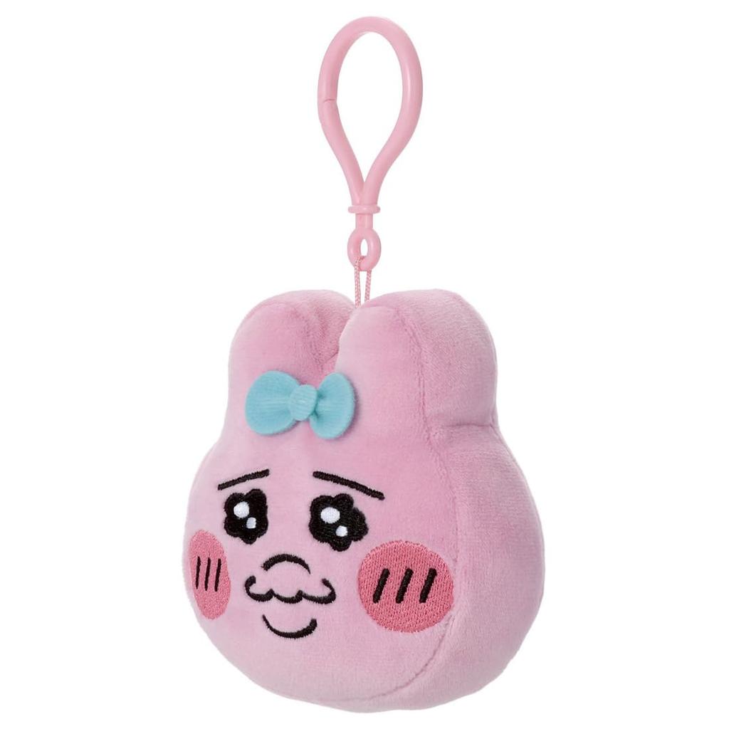 Takara Tomy Arts Panties Rabbit Plush Approximately 11cm Tall (TAKARATOMY A.R.T.S) Mocchi-Mocchi-Style Face-Shaped Mascot, (Embarrassed), Toy,