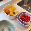 Double-Layer Vegetable Washing & Draining Basket
