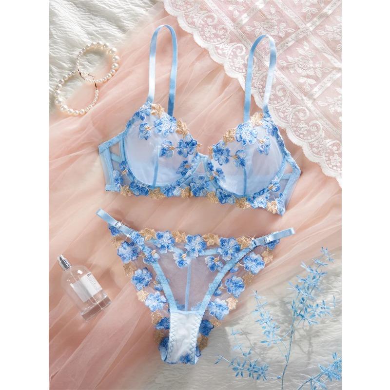 Daring Lingerie for Women Sexy Hot Fancy Underwear Intimate Beautiful Bra Sets Sweety Lace Lingerie Ultra Thin Female Underwear