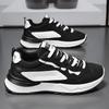 2025 Men's Summer Breathable White Mesh Sneakers - Korean Style Casual Versatile Dad Shoes