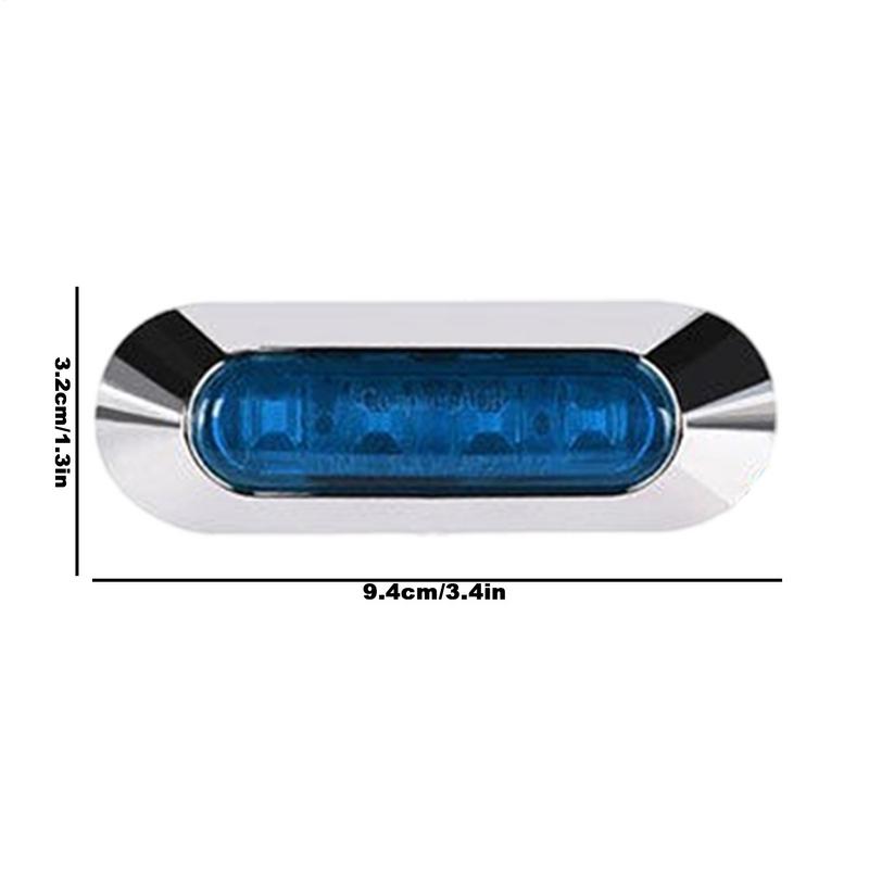 12/24V LKW LKW Seitenleuchte Breitenleuchte Seitenleuchte Schiffsleuchte Wasserdicht 4 LED Seitenmarkierungsleuchte Begrenzungsleuchte