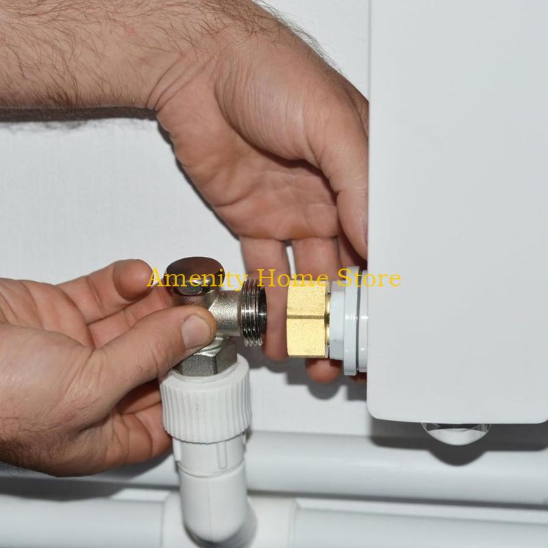 F26C Threaded Adapters Brass Hose Connectors 6pcs/set for Plumbing and Irrigation