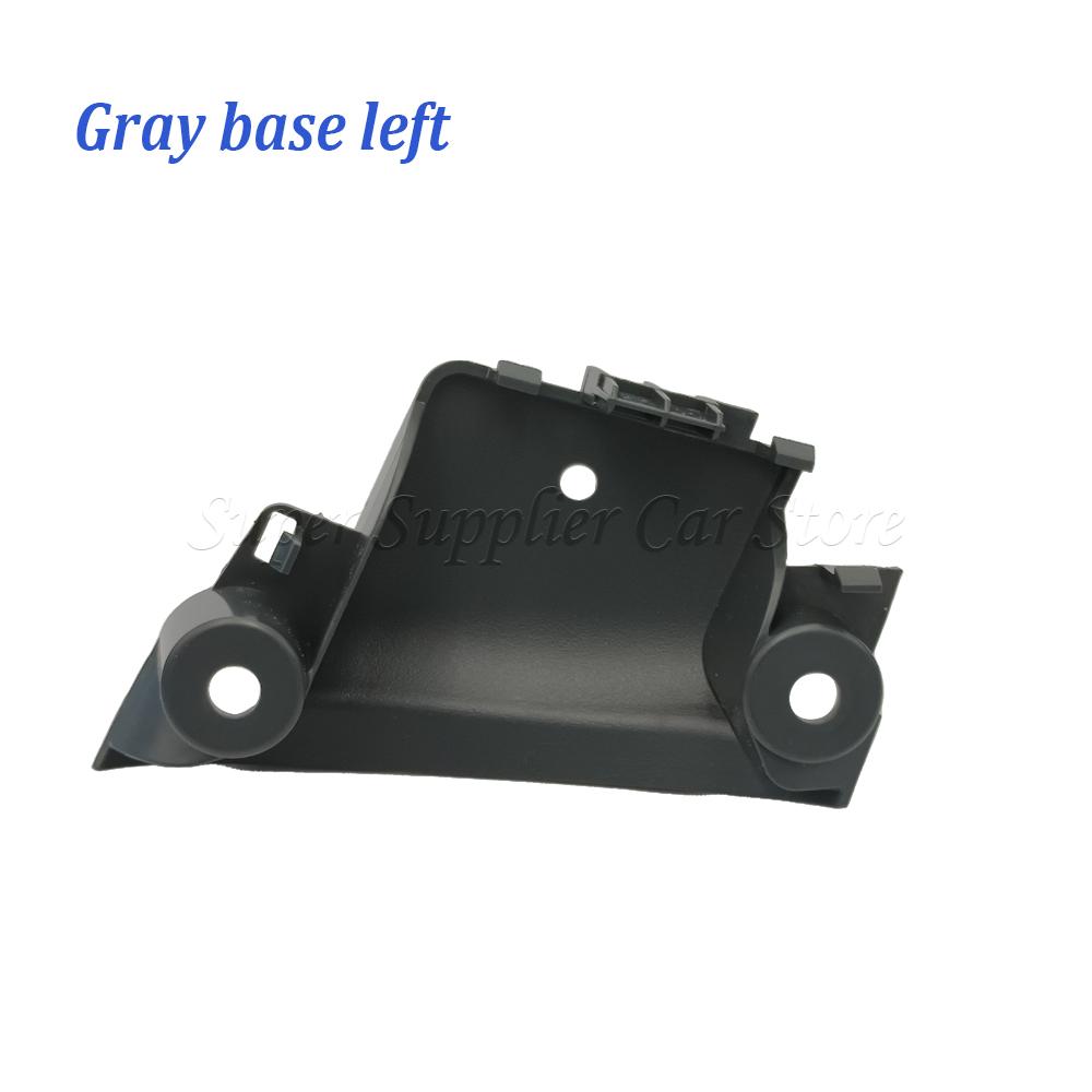 New For Citroen C1 2005-2014 Toyota Aygo Peugeot 107 Car Inner Handle Cover Door Buckle Hand Cover Door Armrest Base Black Gray