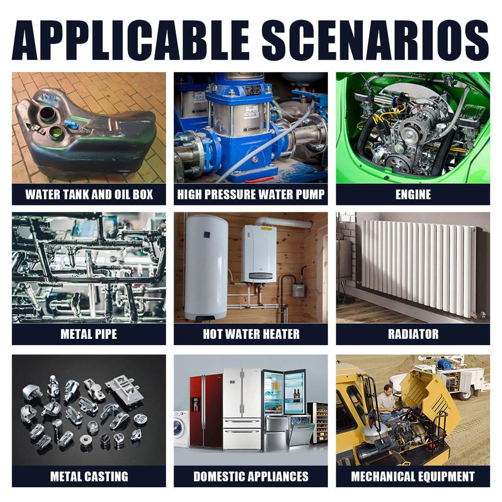 Jue-Fish AB Casting Adhesive Quick-drying Metal Box Repair High Temperature Resistant Casting Adhesive