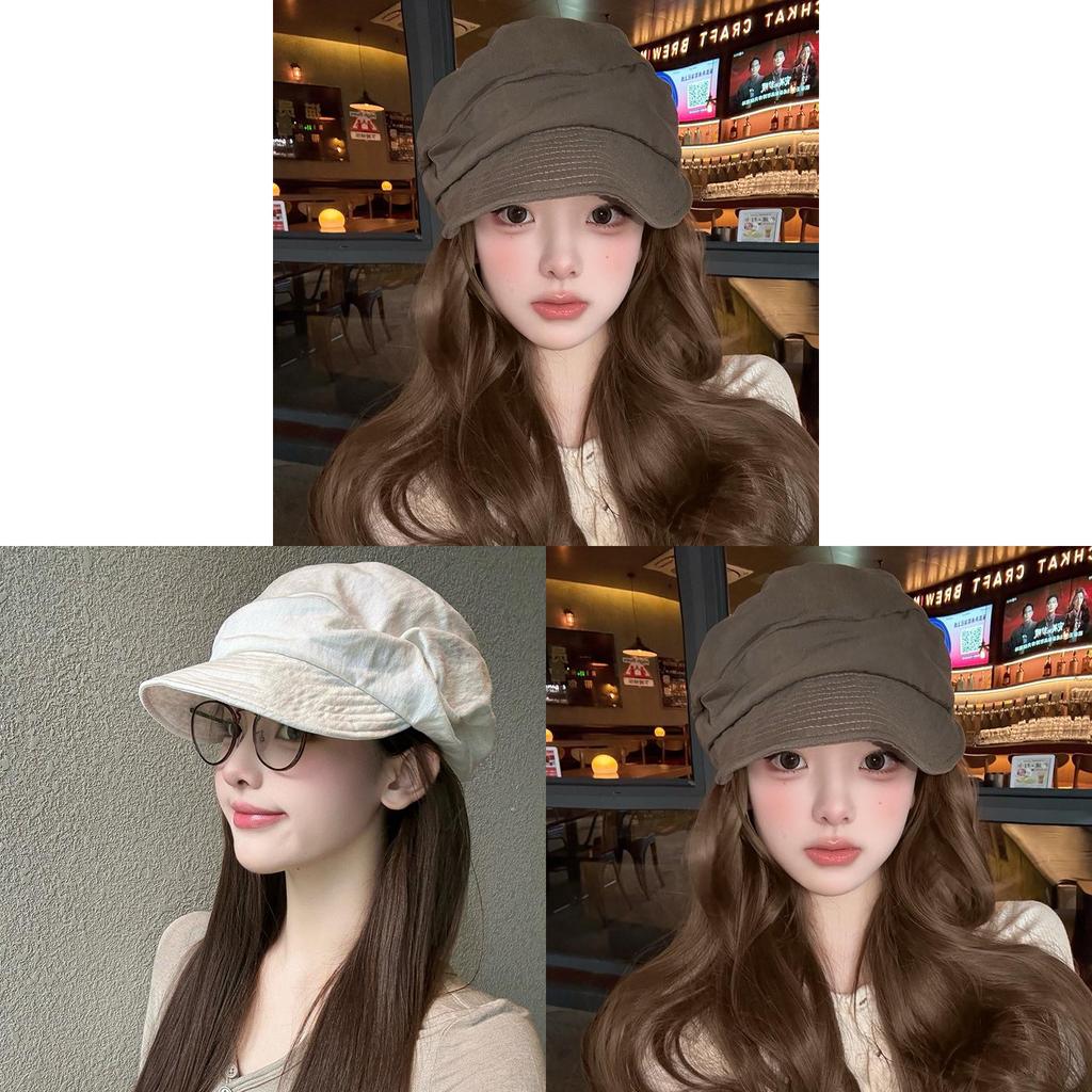 Artistic Beret Hat Womens Summer Breathable Polyester Sun Protection Fashion Casual