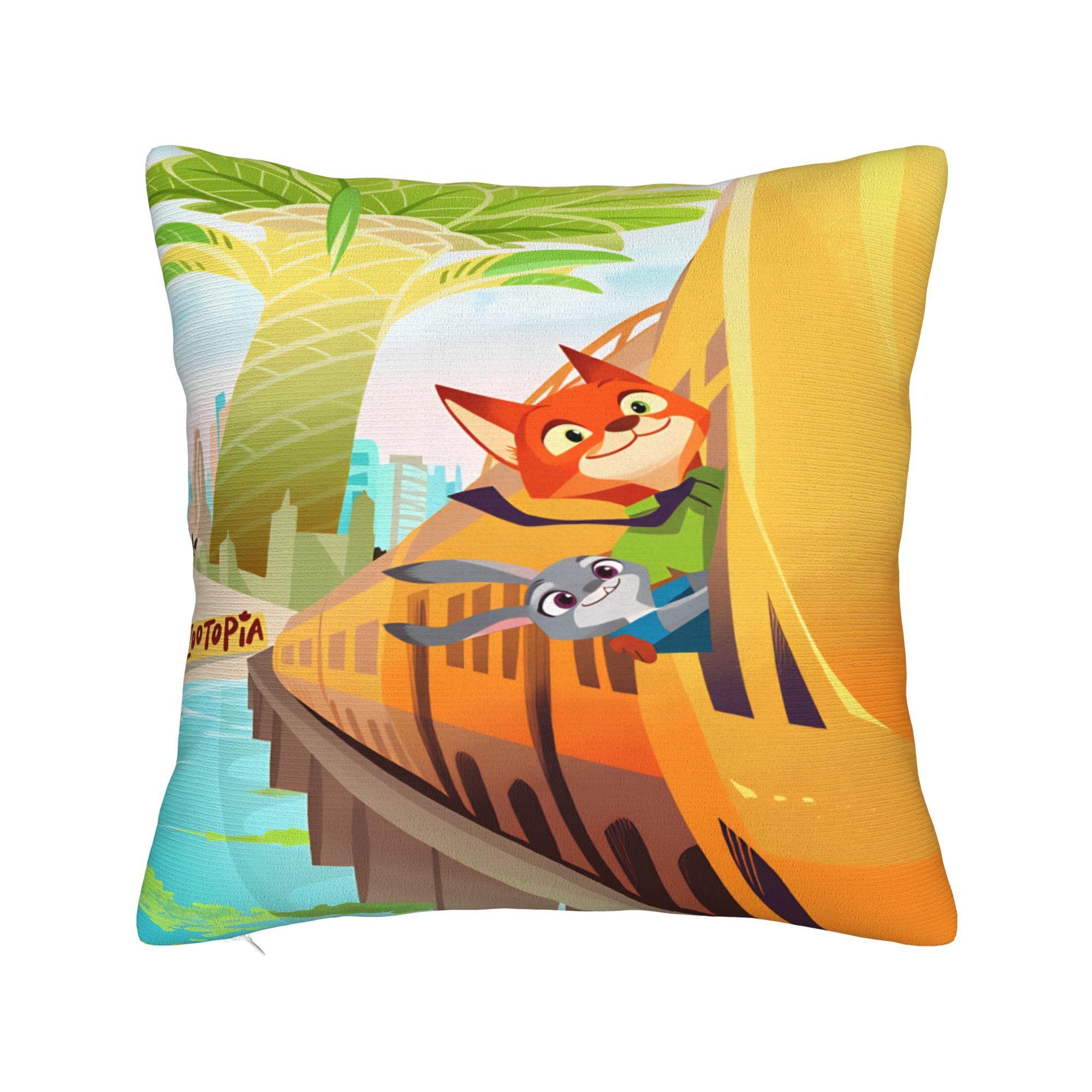 Наволочка Zootopia Смешная Наволочка Для Стула Дивана Домашний Декор Наволочки 30cmx30cm