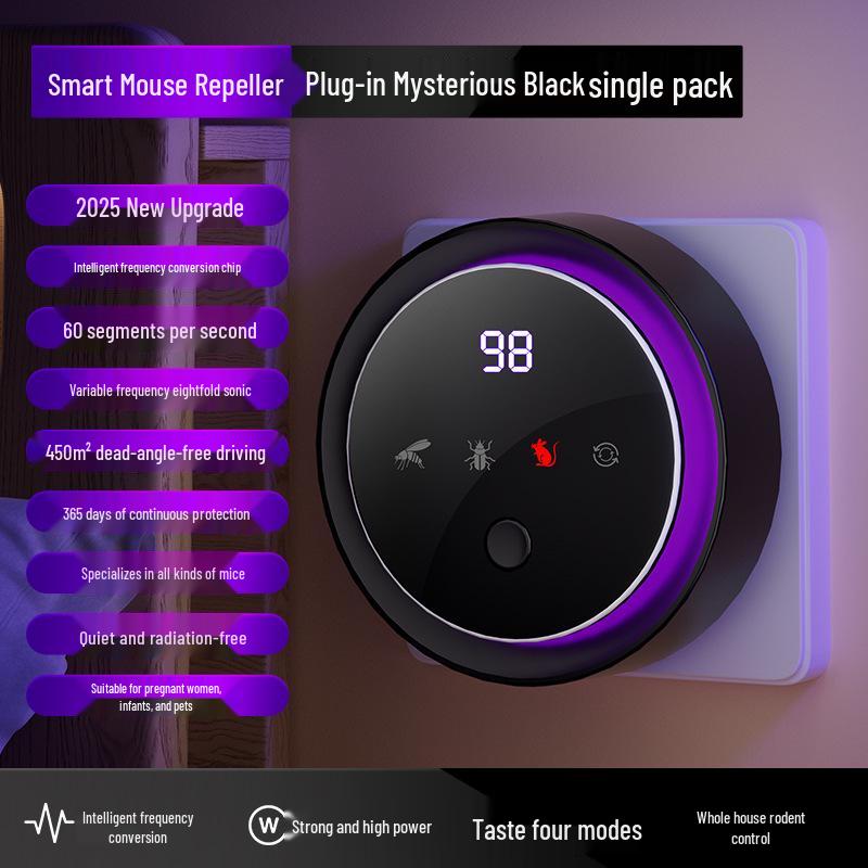 2025 Triple Grid Purple Light Mosquito Killer Lamp & Swatter