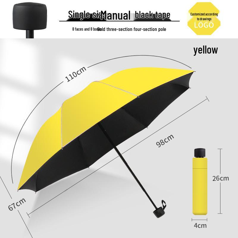 Automatic 60-Rib Folding Umbrella with UV Sun Protection
