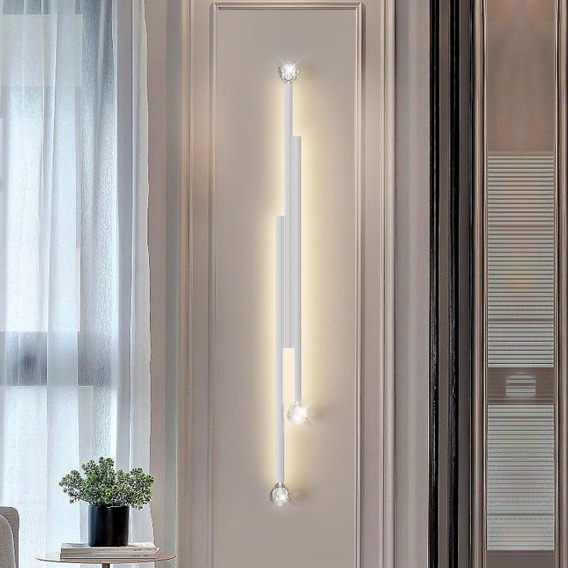 Nordic LED Wall Lamp for Study, Bedside, Luxury Hallway, Living Room, or TV Background.