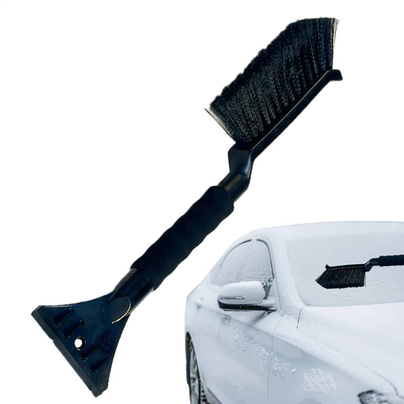 2 In 1 Car Snow Brush and Ice Scraper Car Scraper Snow Brush Ergonomic Foam Grip Window Ice Scraper Snow Cleaner For Car SUV