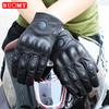 Suomy Motorcycle Leather Gloves Retro Motorcyclist Gloves Men Women Vintage Motocross Gloves Black Motorcycle Accessories