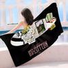Famous Band L-ledS Z-zeppelin Big Microfiber Beach Towels Quick Dry Towel Sand Beach Towels Pool Towel for Travel Swim Pool Yoga