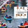 Schwimmende Korkball Schlüsselanhänger Leichtgewicht Schlüssel-Schwimmer Wassersport Zubehör für Paddleboarding Segeln Wesentlich