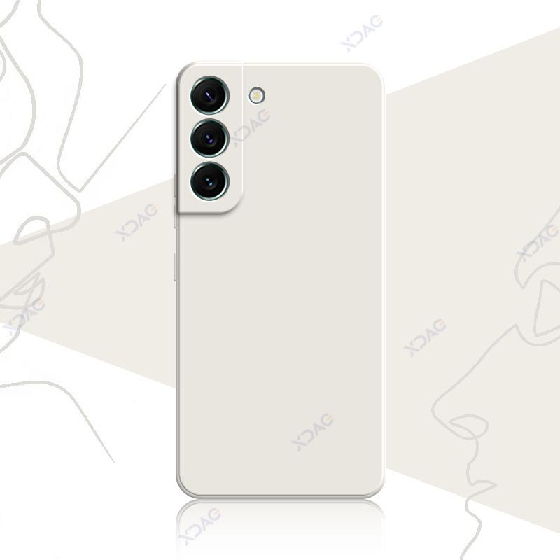 Luxury Square Liquid Silicone Cases for Samsung Galaxy S21 FE S22 Plus Ultra 5G 360 Soft Phone Back Covers Armor Coque