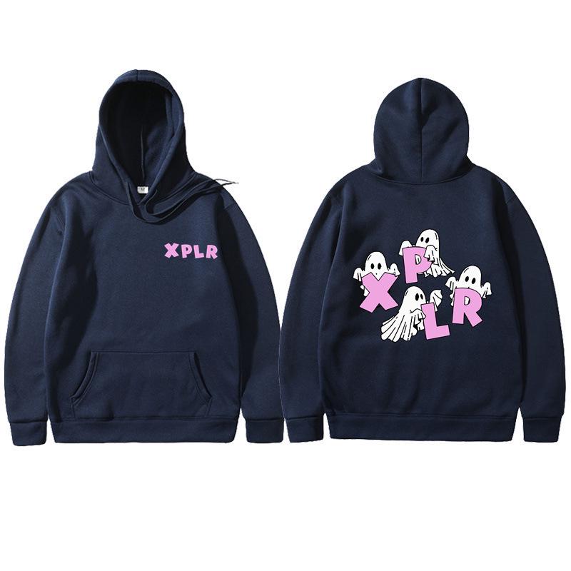 Sam and Colby XPLR Retro Ghost Hoodie - Unisex