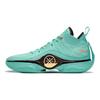 New LiNing Wade Shadow 5 Cushioning Lightweight Rebound Mid Top Basketball Shoes Men's Parrot Green ABPT053-4