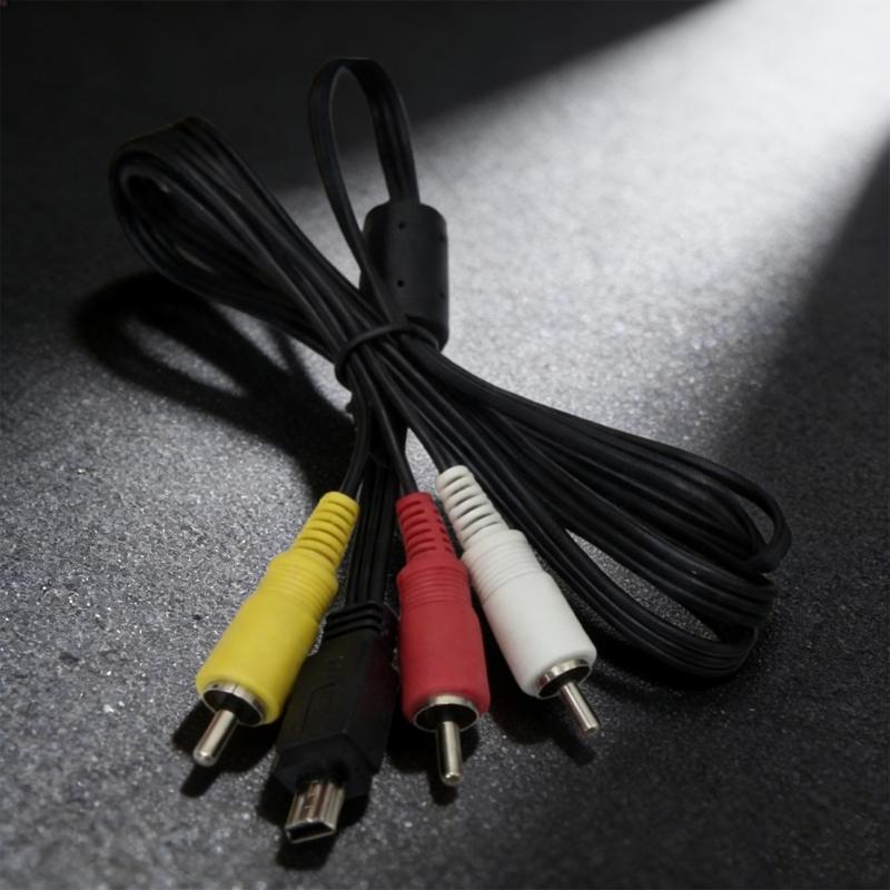 1.2Meter Long Video USB to 3RCA Cable for DSLR Cameras to Link with TV for AVC-DC400ST Enhances Photo and Video Display