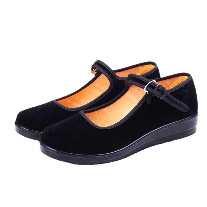 Cloth Shoes Women's Shoes Flat Single Shoes Soft-soled Shoes Dancing Mother Shoes Non-slip