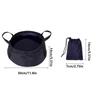 Collapsible Portable Wash Basin Large Capacity Foldable Washbasin Basket  For Kitchen